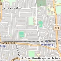 Map of Worthing