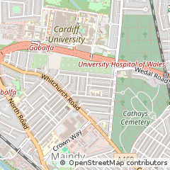 Map of Cardiff