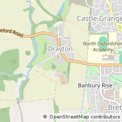 Map of Banbury, Oxfordshire