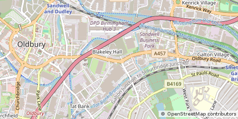 Map of Oldbury
