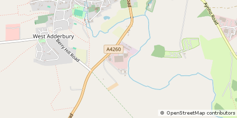 Map of Banbury, Oxfordshire