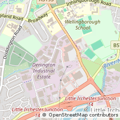 Map of Wellingborough, Northamptonshire