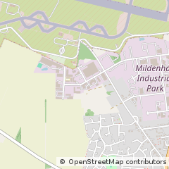 Map of Mildenhall, Suffolk