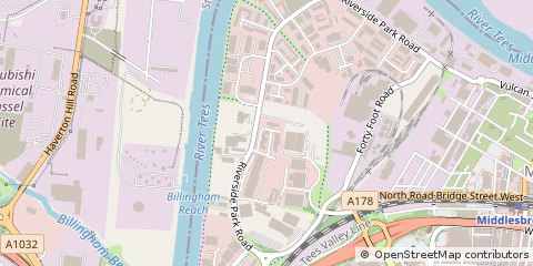 Map of Middlesbrough