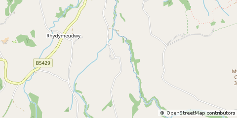Map of Ruthin