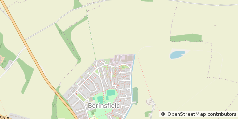Map of Berinsfield Wallingford, Oxon