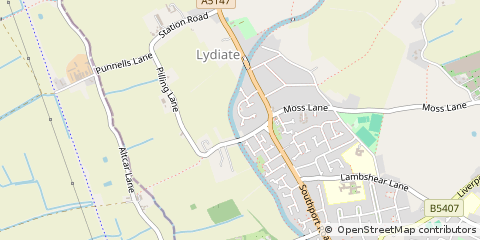 Map of Liverpool, Merseyside