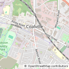 Map of Coalville