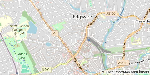 Map of Edgware