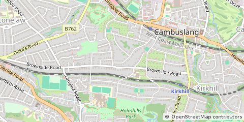 Map of Glasgow