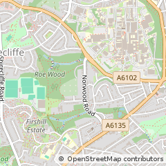 Map of Sheffield