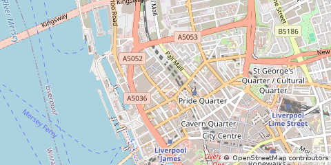 Map of Liverpool