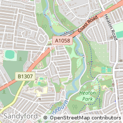 Map of Newcastle Upon Tyne