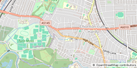Map of Manchester