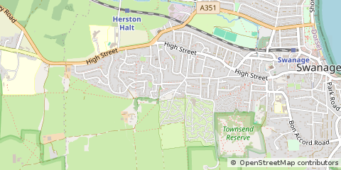 Map of Swanage
