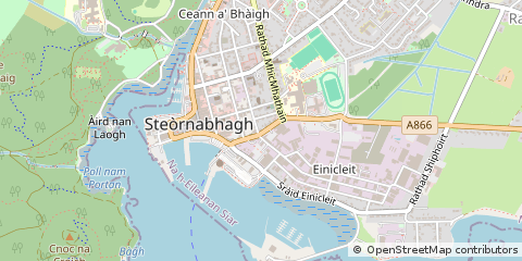 Map of Stornoway, Isle of Lewis