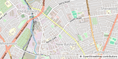 Map of Nottingham