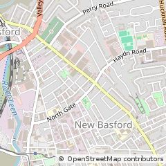 Map of Nottingham