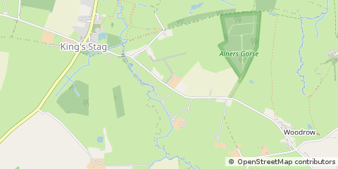 Map of Sturminster Newton, Dorset