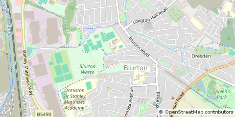 Map of Stoke-on-Trent