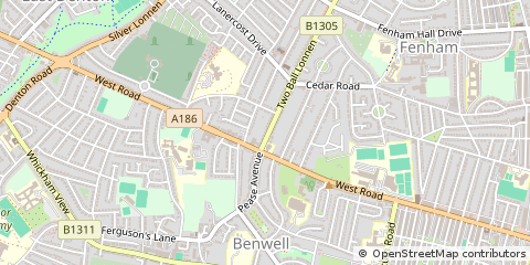 Map of Newcastle Upon Tyne