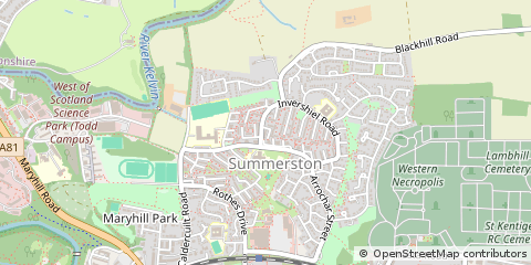 Map of Glasgow