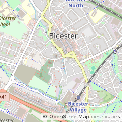 Map of Bicester, Oxford