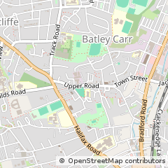 Map of Batley, West Yorkshire