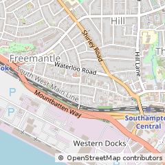 Map of Southampton