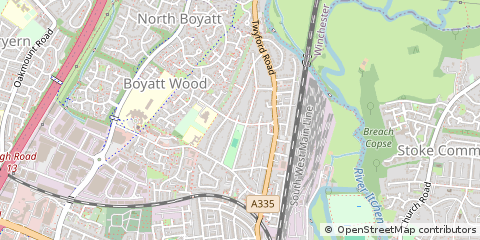 Map of Eastleigh