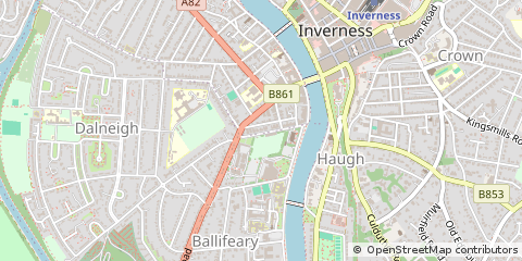 Map of Inverness