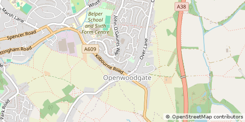Map of Belper
