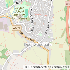 Map of Belper