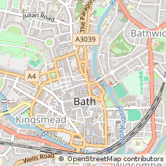 Map of Bath