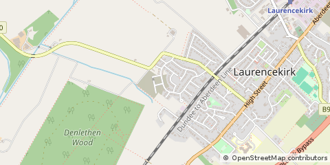 Map of Laurencekirk
