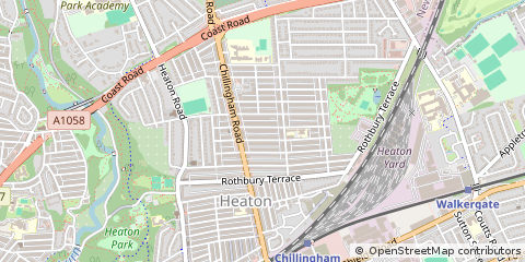 Map of Newcastle Upon Tyne