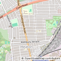 Map of Newcastle Upon Tyne