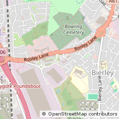 Map of Bradford, West Yorkshire