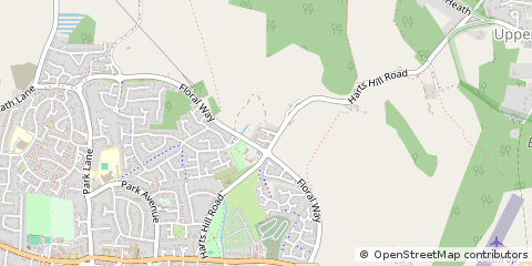 Map of Thatcham, Berkshire