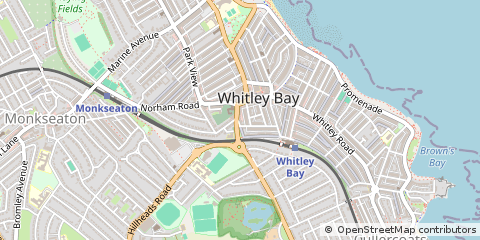 Map of Tyne & Wear
