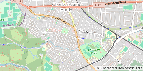 Map of Manchester