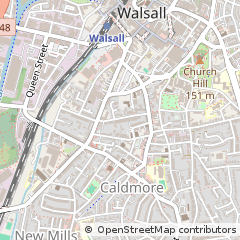 Map of Walsall