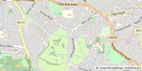 Map of Birmingham