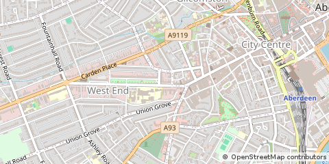 Map of Aberdeen