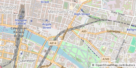 Map of Glasgow