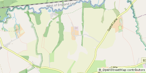 Map of Crewkerne, Somerset