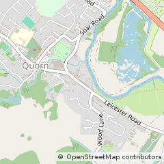 Map of Loughborough, Leicestershire