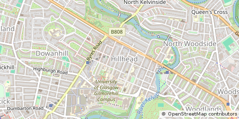 Map of Glasgow