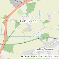 Map of Hertford, Hertfordshire