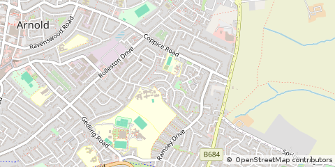 Map of Nottingham
